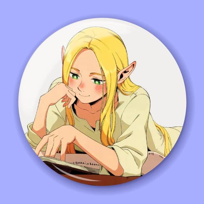 Аніме значок Смаколики з підземелля (Delicious in Dungeon) 51, 56 мм
