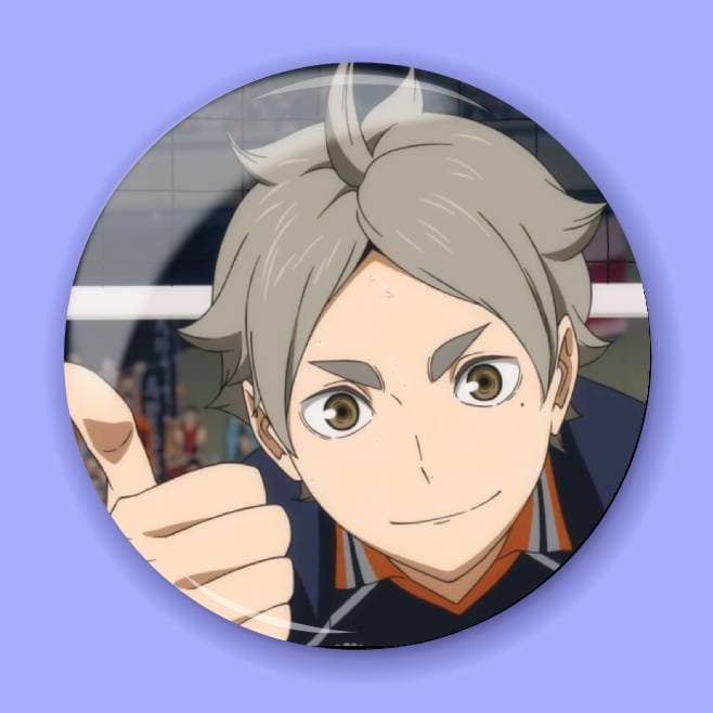 Аніме значок Волейбол (Haikyuu!!) 94, 56 мм, глянець