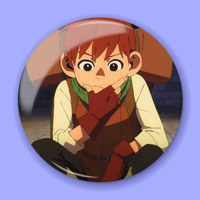 Аніме значок Смаколики з підземелля (Delicious in Dungeon) 4, 56 мм