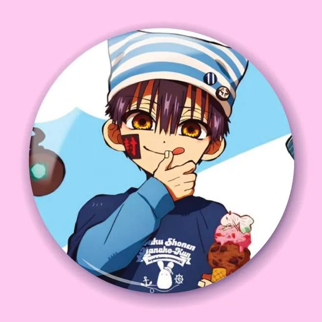 Аніме значок Туалетний привид Ханако (Toilet-bound Hanako-kun) 1, 56 мм
