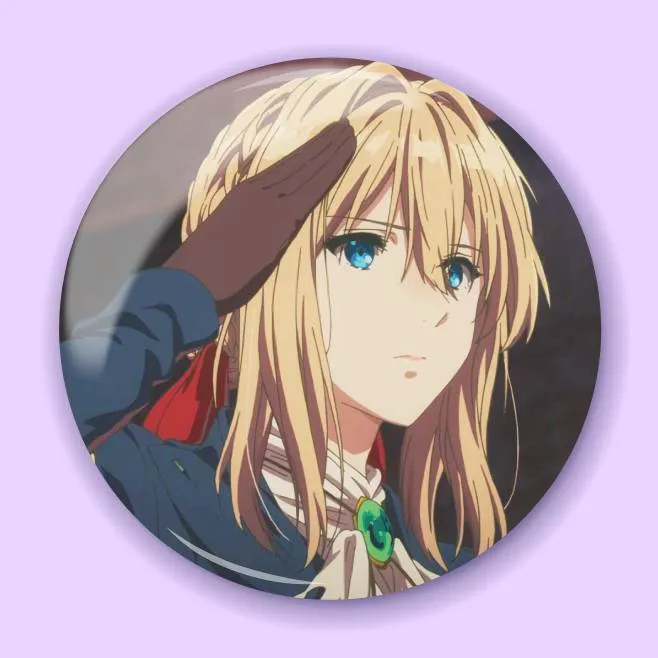 Аніме значок Віолета Еверґарден (Violet Evergarden) 8, 56 мм
