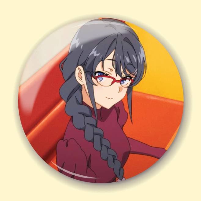 Аніме значок Негідники не мріють про шляхетних кроличок (Rascal Does Not Dream of Bunny Girl Senpai) 4, 56 мм