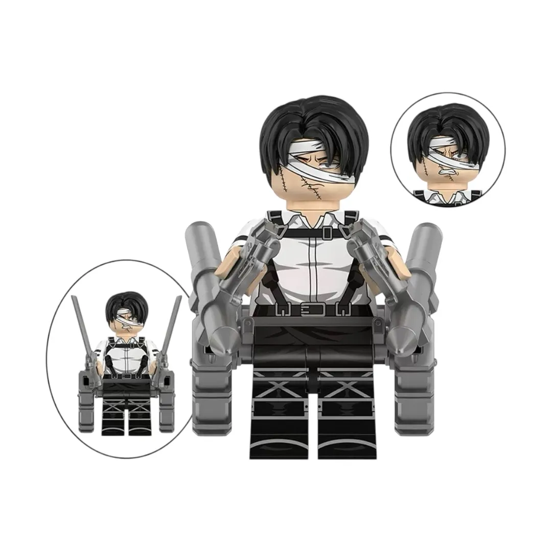 Лего фігурка Levi Ackerman з аніме Attack on Titan 