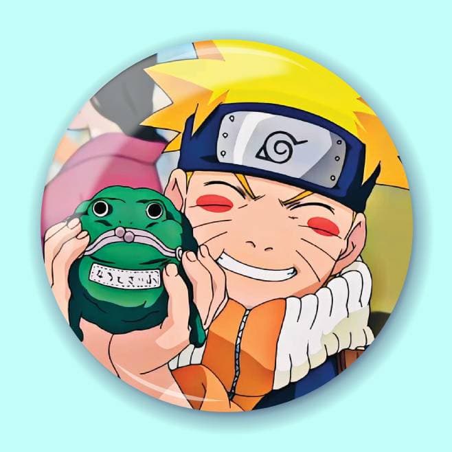 Аніме значок Наруто (Naruto) 59, 56 мм, глянець