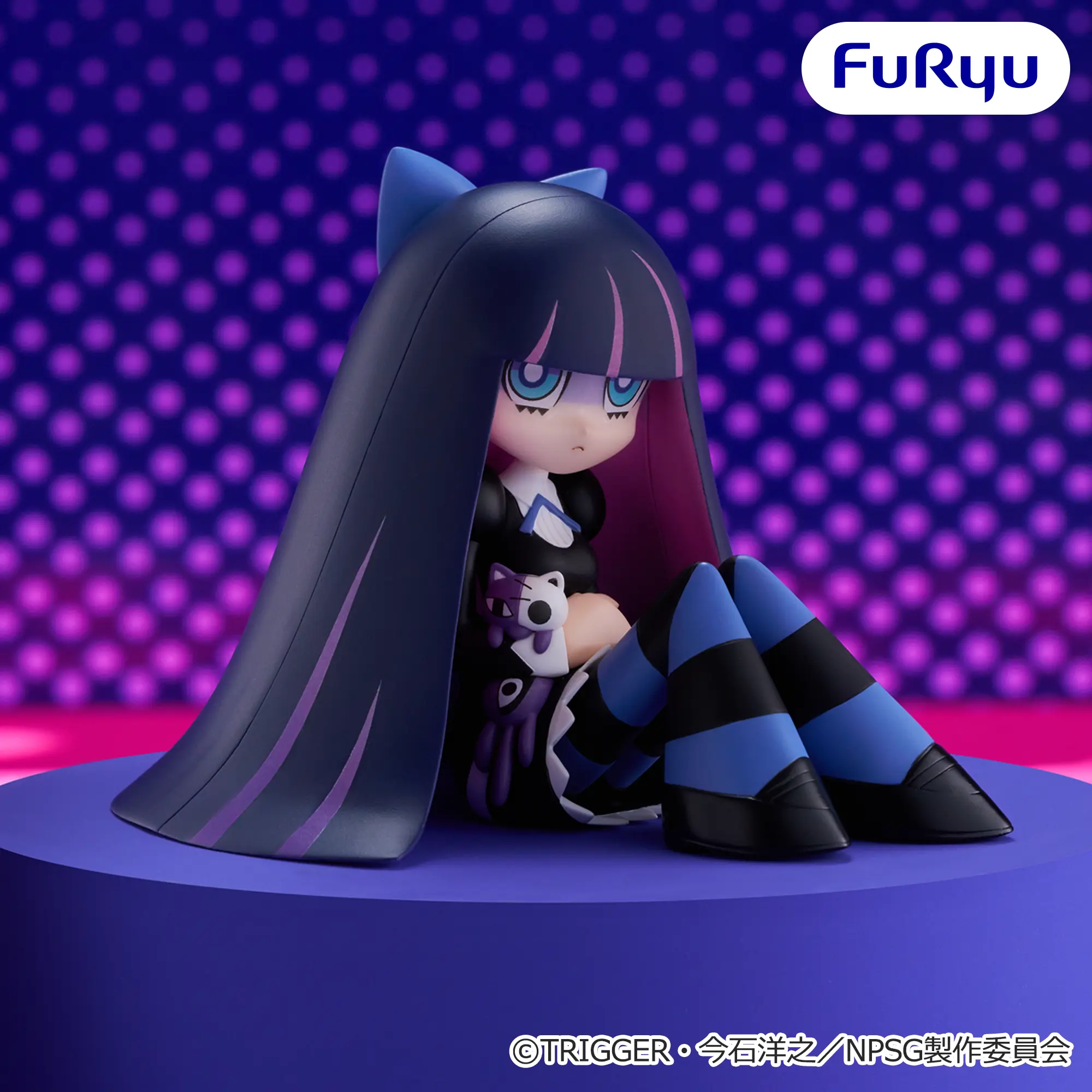 Аніме фігурка Панчошка (Stocking) — Трусяшка та Панчошка разом з Паском (New Panty & Stocking with Garterbelt), серія Noodle Stopper Figure, 8 см, виробник FuRyu 2