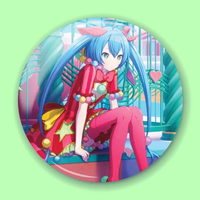 Аніме значок Хацуне Міку (Hatsune Miku) — Хацуне Міку (Hatsune Miku) Piapro Characters 5, 56 мм