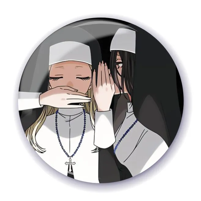 Аніме значок Ця порцелянова лялечка закохалася (My Dress-Up Darling) 68, 56 мм, глянець