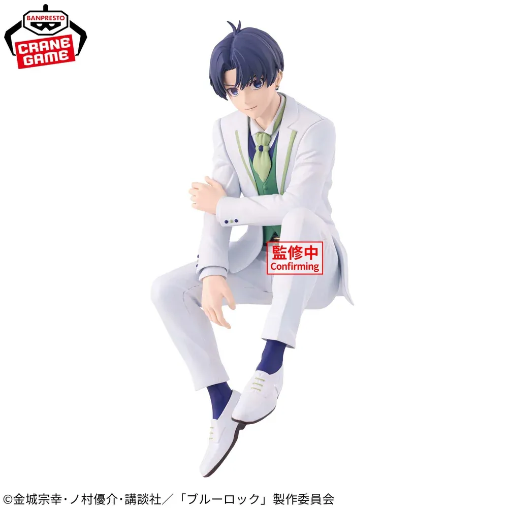 Аніме фігурка Йоїчі Ісаґі (Yoichi Isagi) — Синя тюрма (Blue Lock), серія Sweets Flavor 2026, 15 см, виробник Banpresto 3
