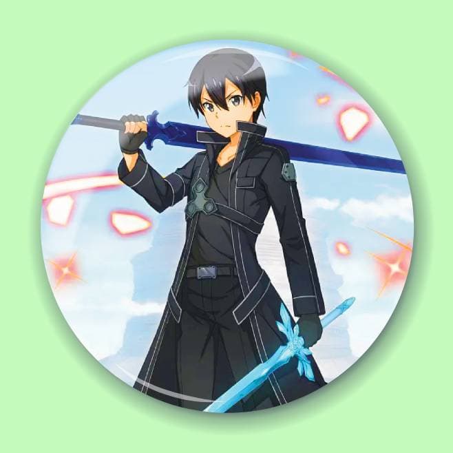 Аніме значок Мистецтво меча онлайн (Sword Art Online) 19, 56 мм, глянець
