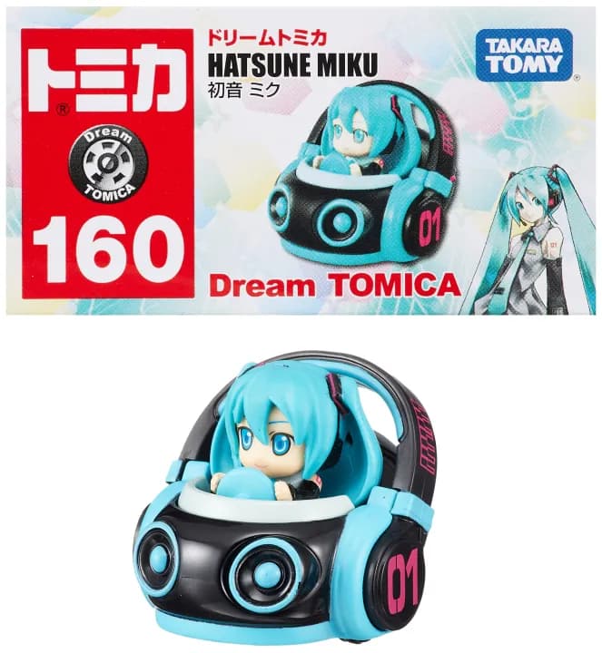 Аніме фігурка-машинка Хацуне Міку (Hatsune Miku) Dream TOMICA No.160 — Хацуне Міку (Hatsune Miku), 5 см