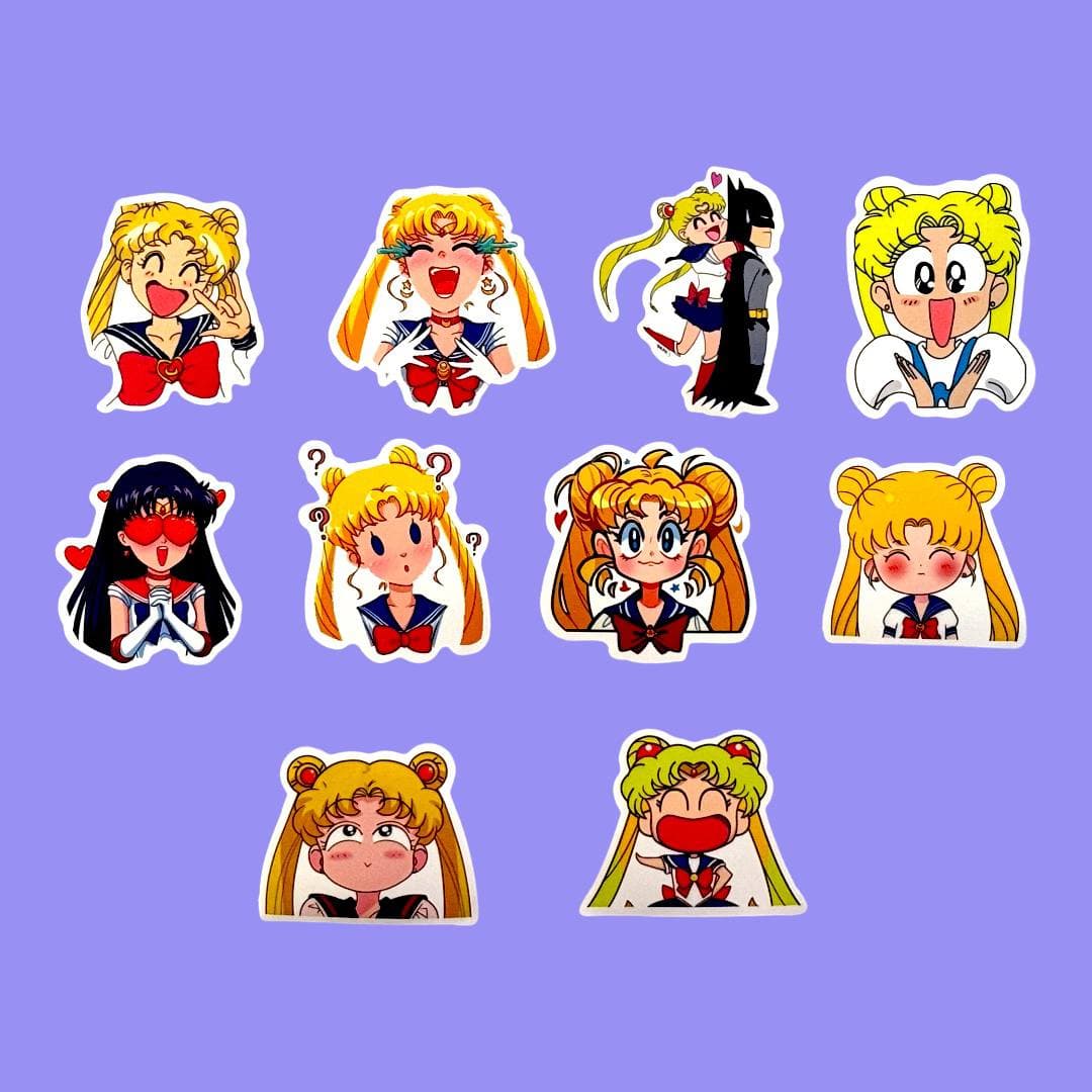 Наліпки по аніме Sailor Moon