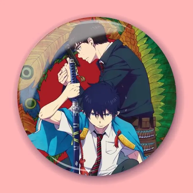 Аніме значок Блакитний екзорцист (Blue Exorcist) 1, 56 мм