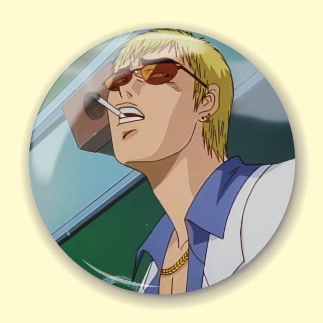 Аніме значок Крутий вчитель Онідзука (Great Teacher Onizuka) 7, 56 мм, глянець