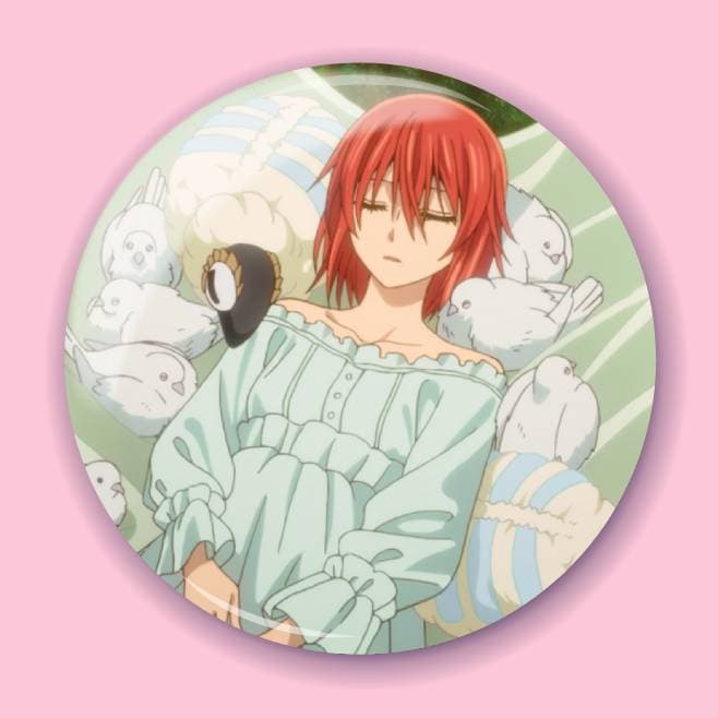 Аніме значок Наречена чаклуна (The Ancient Magus' Bride) 20, 56 мм, глянець