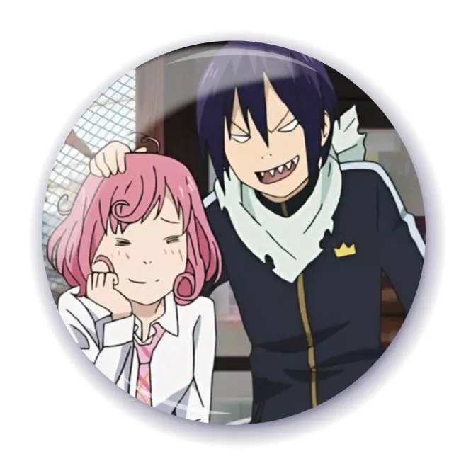 Аніме значок Безхатній бог (Noragami) 14, 56 мм, глянець