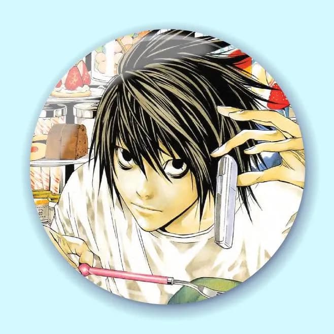Аніме значок Зошит смерті (Death Note) 2, 56 мм
