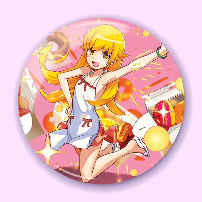 Аніме значок Історії монстрів (Monogatari) 23, 56 мм, глянець