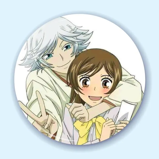 Аніме значок Приємно познайомитись, Бог (Kamisama Kiss) 23, 56 мм, глянець