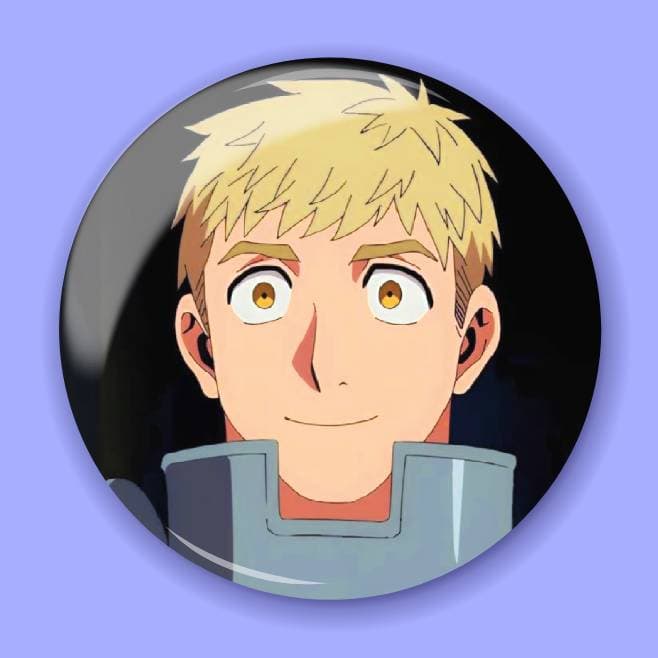 Аніме значок Смаколики з підземелля (Delicious in Dungeon) 47, 56 мм, глянець