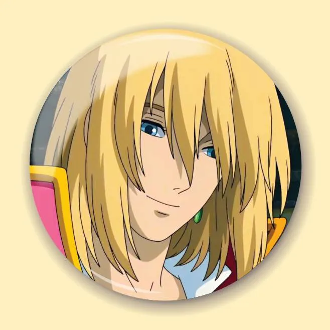 Аніме значок Мандрівний замок Гаула (Howl's Moving Castle) 8, 56 мм