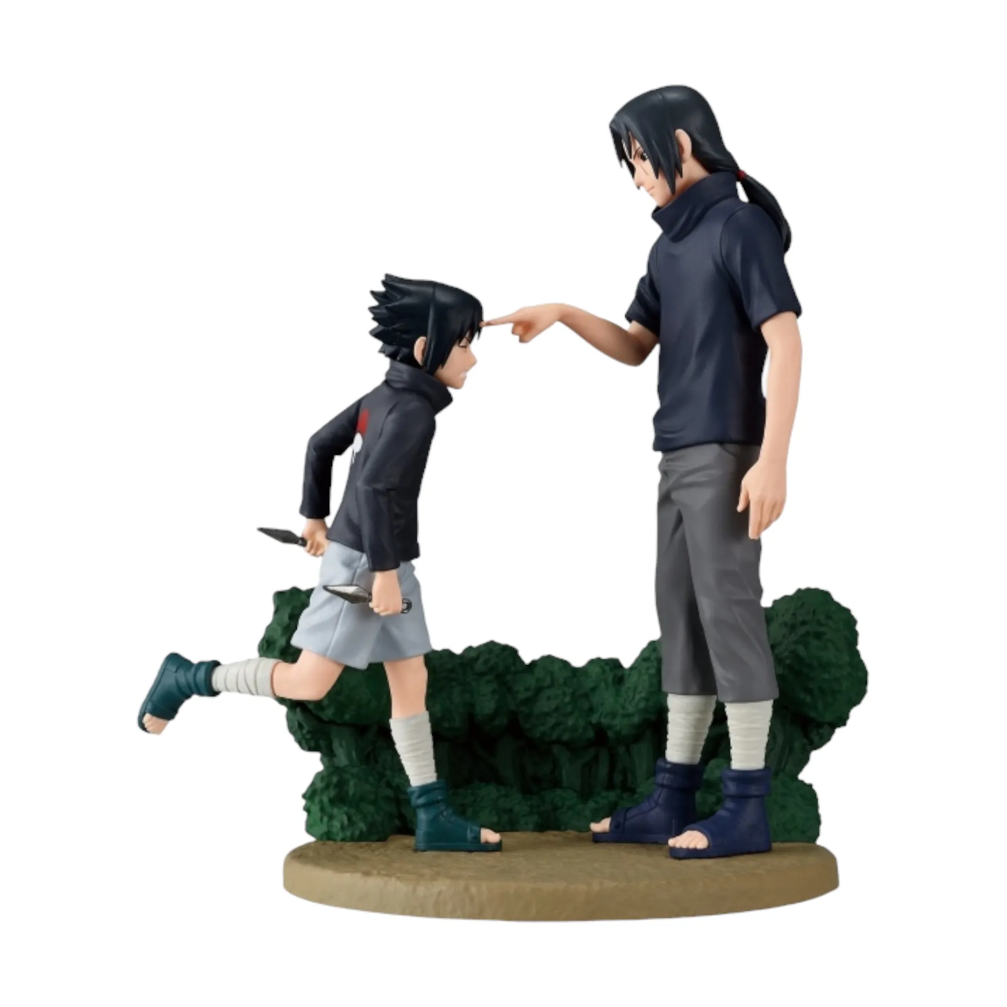 Аніме фігурка Саске Учіха та Ітачі Учіха (Sasuke Uchiha & Itachi Uchiha) — Наруто: Ураганні хроніки (Naruto Shippuden), серія Memorable Saga, 14 см, виробник Banpresto