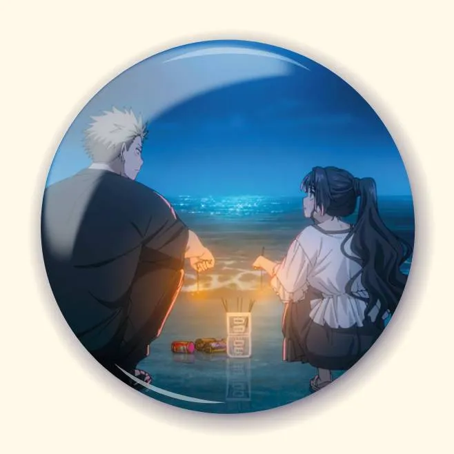 Аніме значок Ароматна квітка цвіте з гідністю (The Fragrant Flower Blooms with Dignity) 21, 56 мм