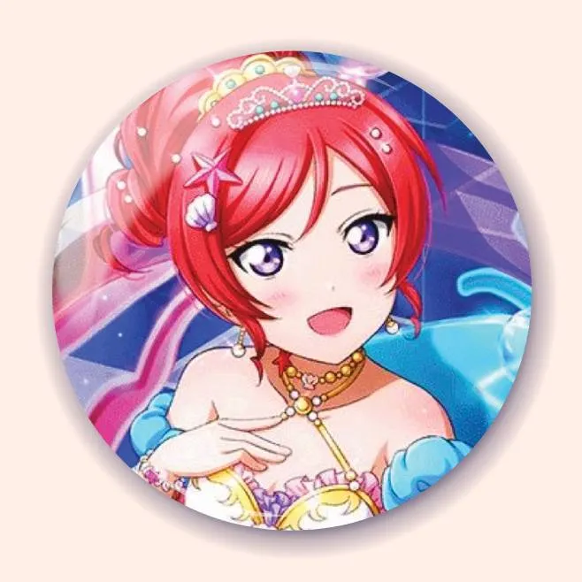 Аніме значок Любов наживо! (Love Live!) 5, 56 мм, глянець