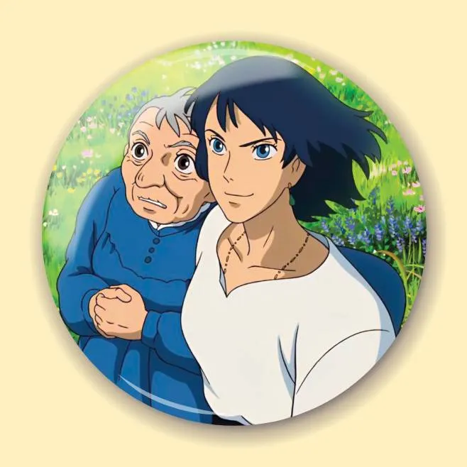 Аніме значок Мандрівний замок Гаула (Howl's Moving Castle) 9, 56 мм