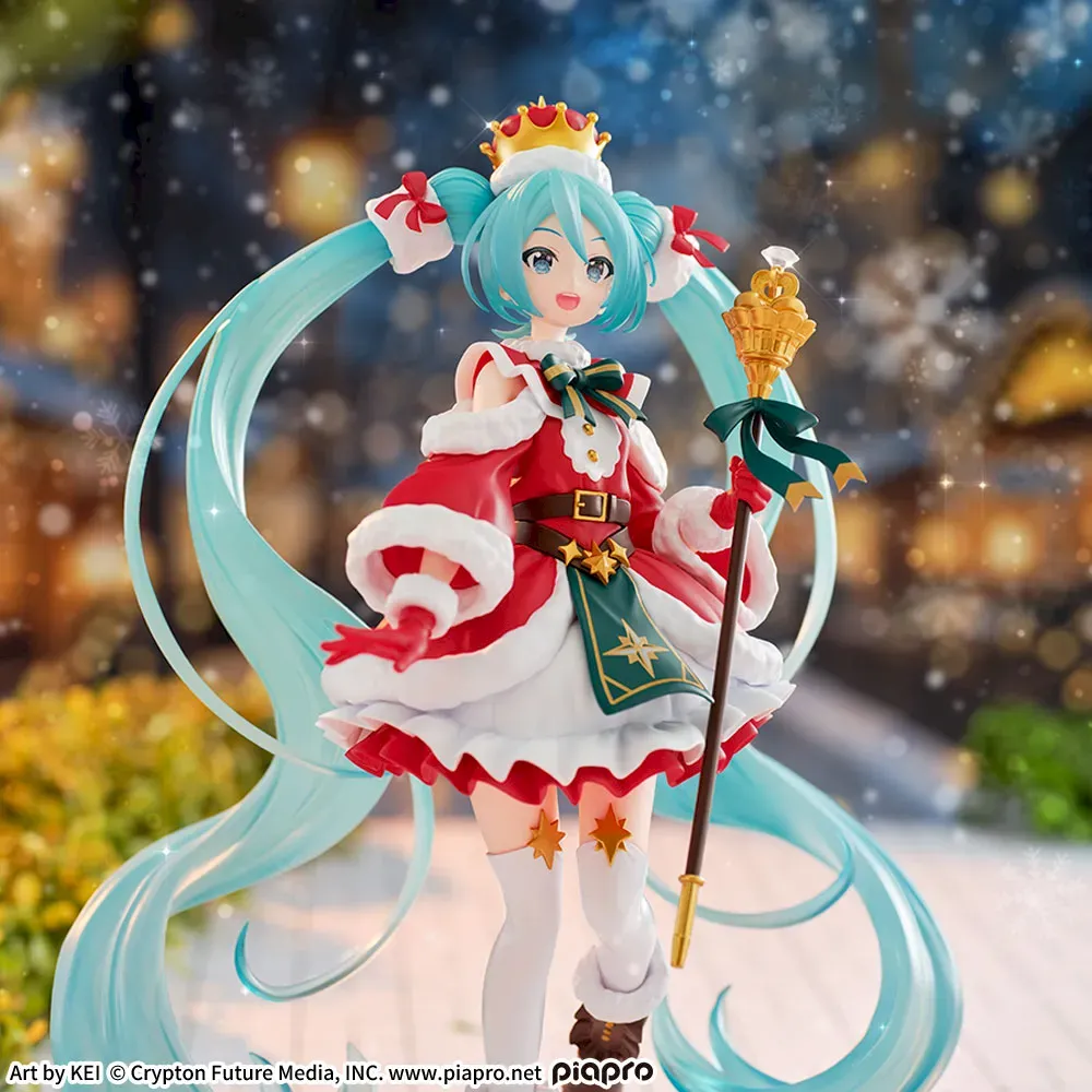 Аніме фігурка Хацуне Міку: версія Різдво 2026 (Hatsune Miku: Christmas 2026 Ver.) — Хацуне Міку (Hatsune Miku), серія FIGURIZM Alpha, 27 см, виробник Sega 3