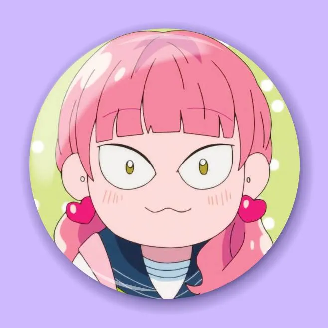 Аніме значок Ми з тобою — повні протилежності (You and I are Polar Opposites) 9, 56 мм