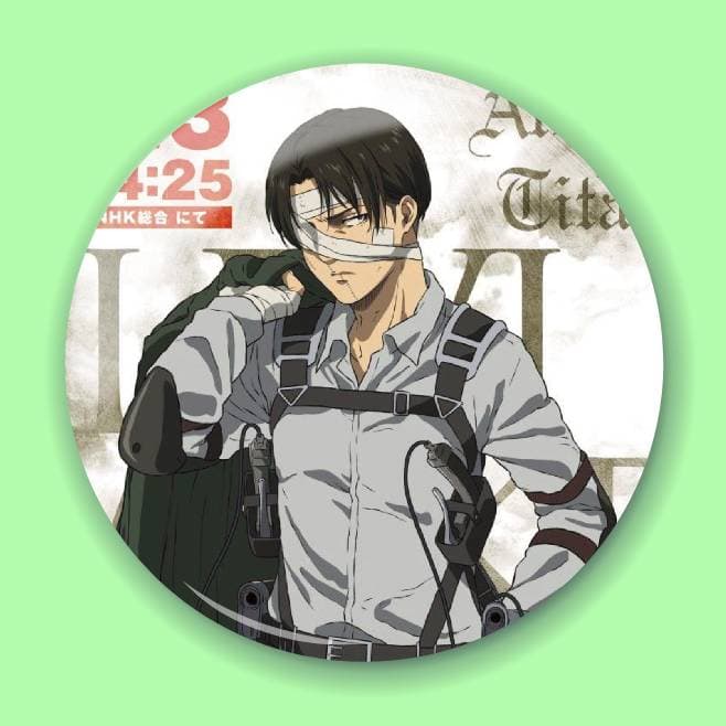 Аніме значок Атака титанів (Attack on Titan) 53, 56 мм, глянець