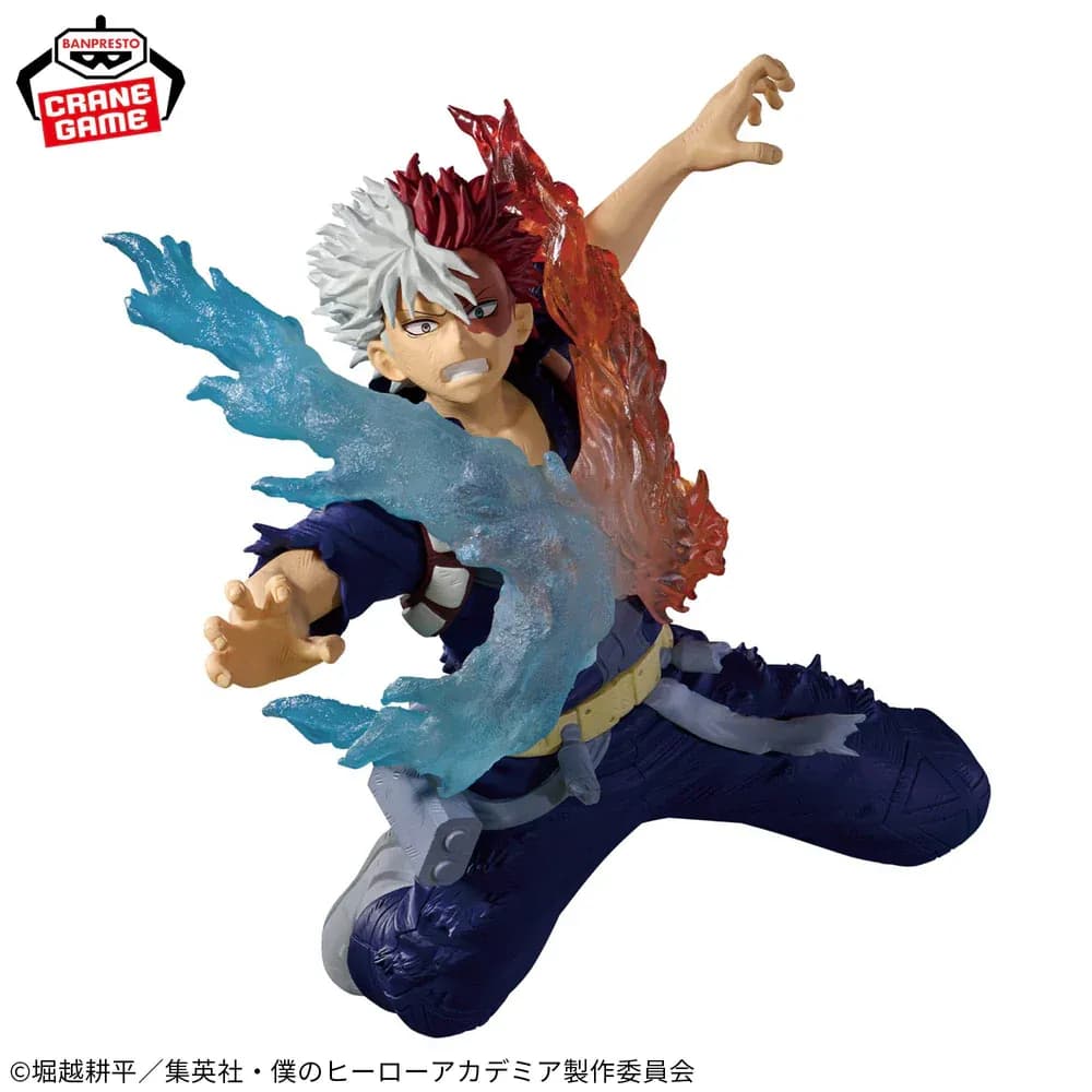 Аніме фігурка Шото Тодорокі (Shoto Todoroki) The Amazing Heroes Plus III Banpresto — Моя геройська академія (My Hero Academia), 15 см 3