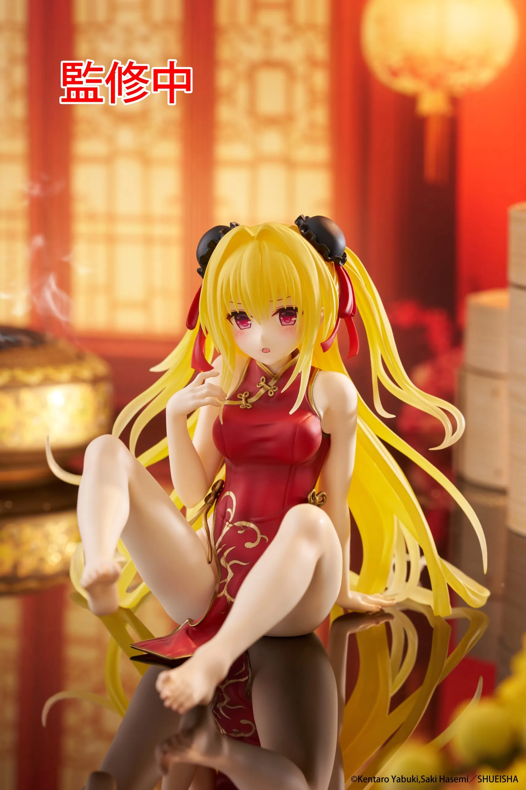 Аніме фігурка Ґолден Даркнесс (Golden Darkness) Desktop Cute Taito (Chinese Dress Ver.) — Нещастя кохання (To Love-Ru), 13 см 2