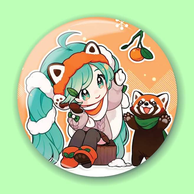 Аніме значок Хацуне Міку (Hatsune Miku) — Хацуне Міку (Hatsune Miku) Piapro Characters 39, 56 мм