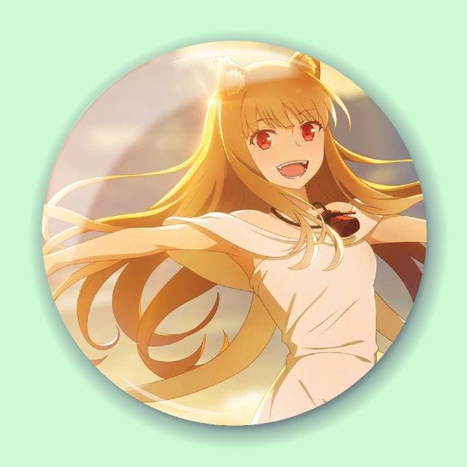 Аніме значок Вовчиця та спеції (Spice and Wolf) 8, 56 мм, Глянець