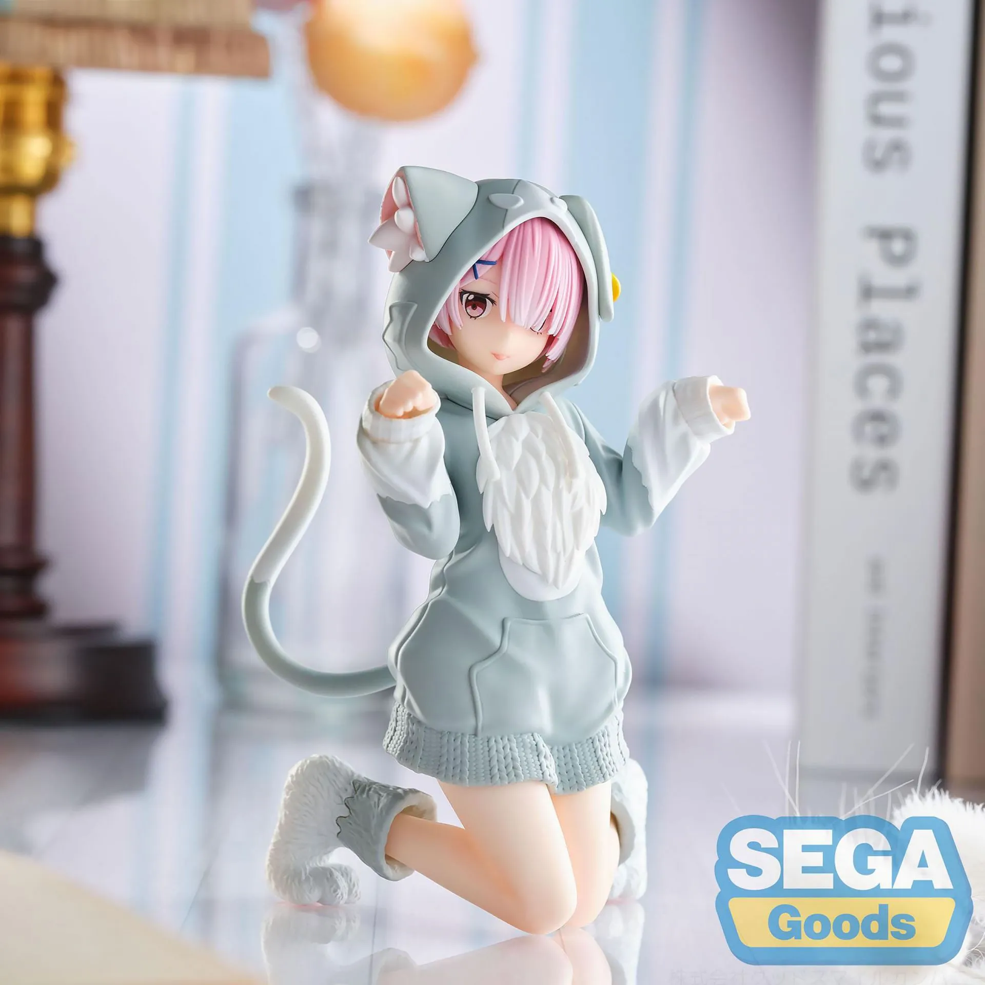 Аніме фігурка Рам (Ram) Yumemirize Mofumofu Pack Sega — Переродження: Життя в іншому світі з нуля (Re:Zero Starting Life in Another World), 10 см 3