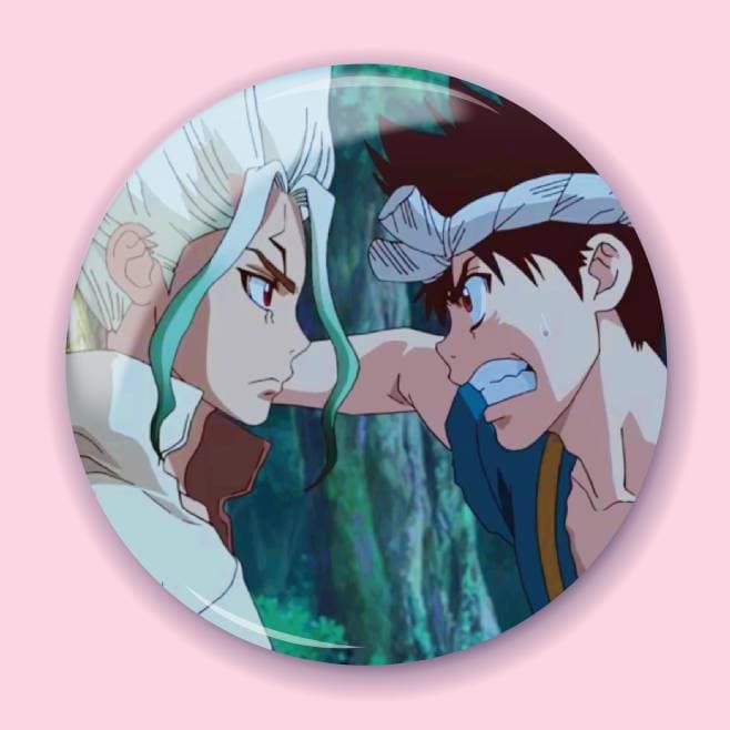 Аніме значок Доктор Стоун (Dr. Stone) 24, 56 мм