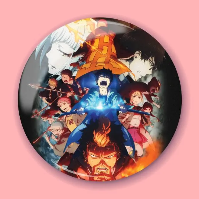 Аніме значок Блакитний екзорцист (Blue Exorcist) 21, 56 мм