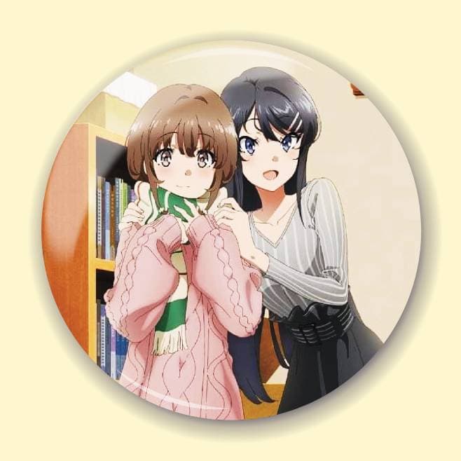 Аніме значок Негідники не мріють про шляхетних кроличок (Rascal Does Not Dream of Bunny Girl Senpai) 9, 56 мм