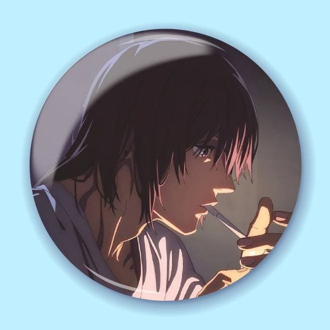 Аніме значок Людина-бензопила (Chainsaw Man) 57, 56 мм