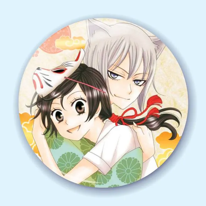 Аніме значок Приємно познайомитись, Бог (Kamisama Kiss) 25, 56 мм, глянець
