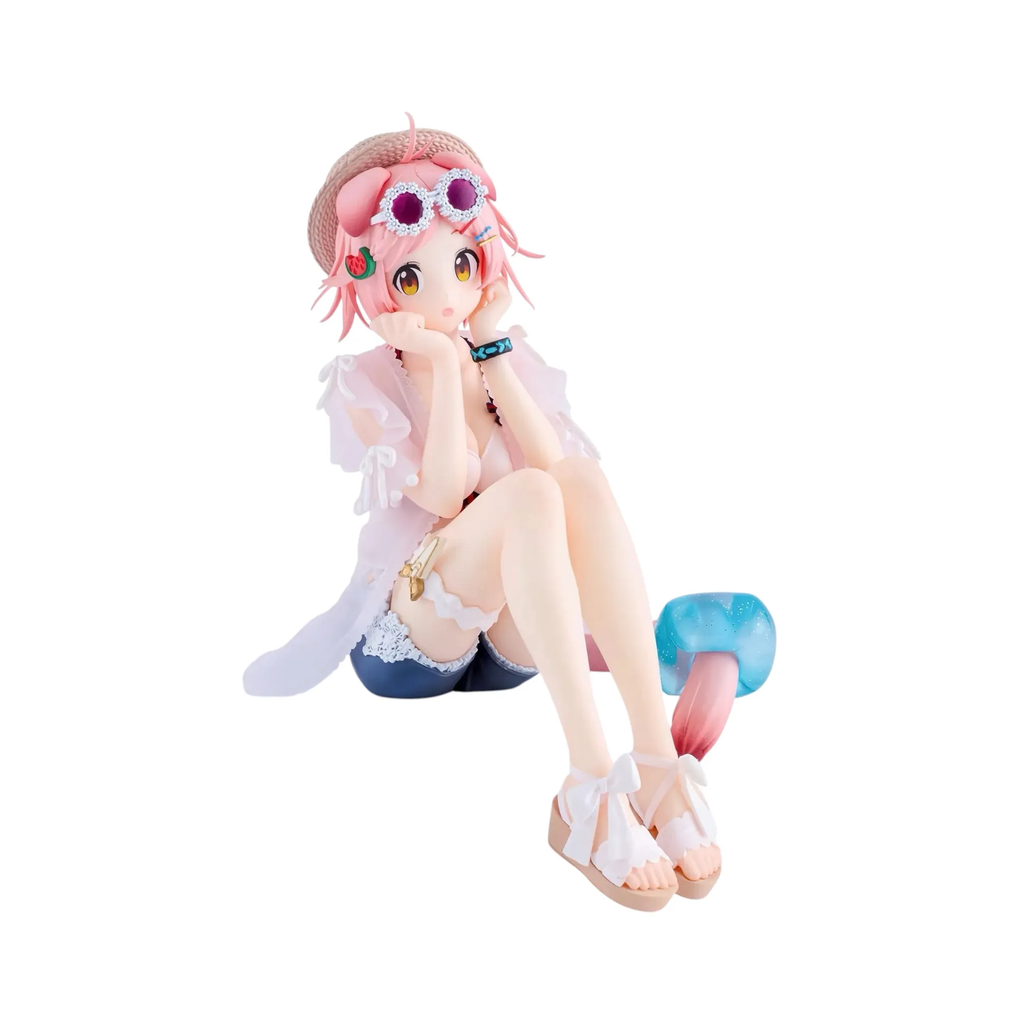 Аніме фігурка Голденґлоу (Goldenglow Summer Flowers FA394 Ver.) — Аркнайтс (Arknights), серія Noodle Stopper, 10 см