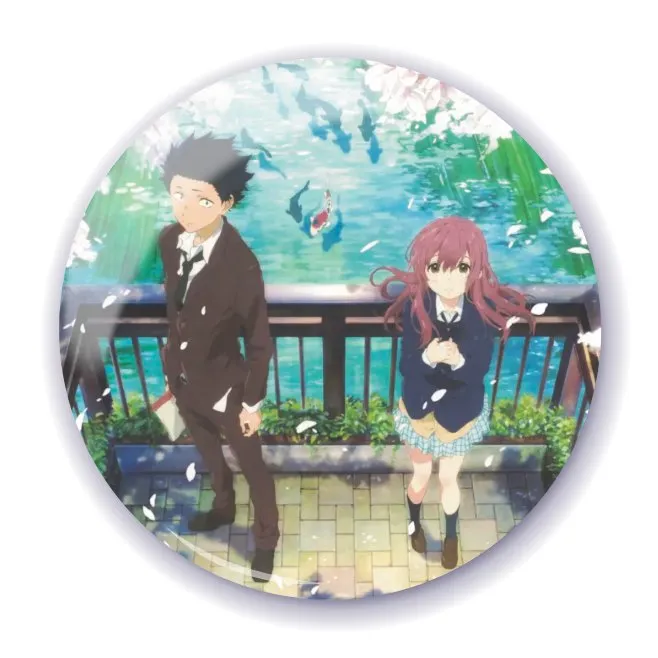 Аніме значок Форма голосу (A Silent Voice) 38, 56 мм, глянець