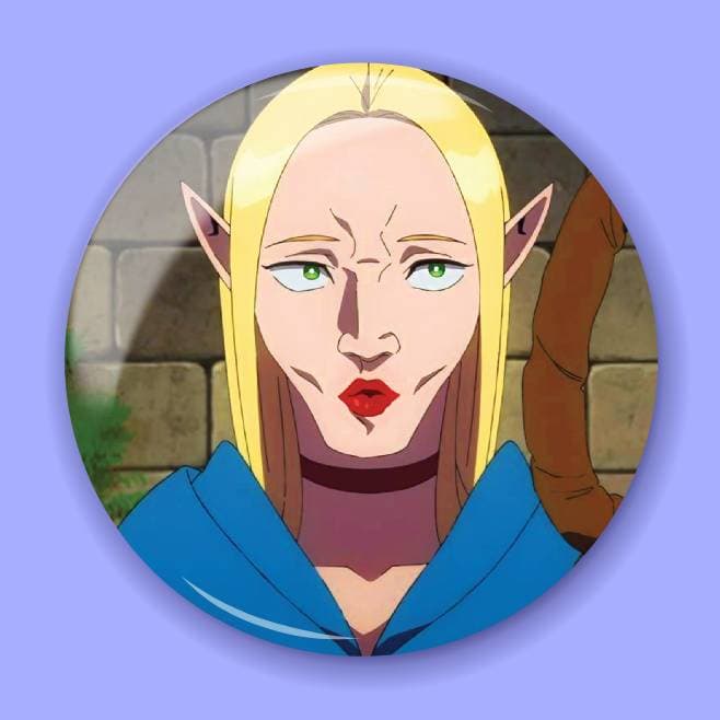 Аніме значок Смаколики з підземелля (Delicious in Dungeon) 29, 56 мм