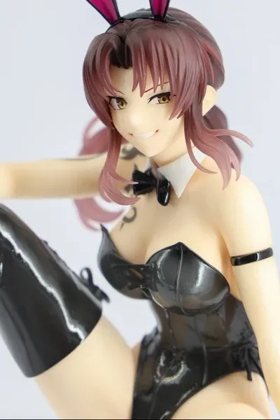 Аніме фігурка Реві (Revy: Bunny Ver.) — Пірати Чорної лагуни (Black Lagoon), серія One-Seventh Carat, 16 см, виробник System Service 4