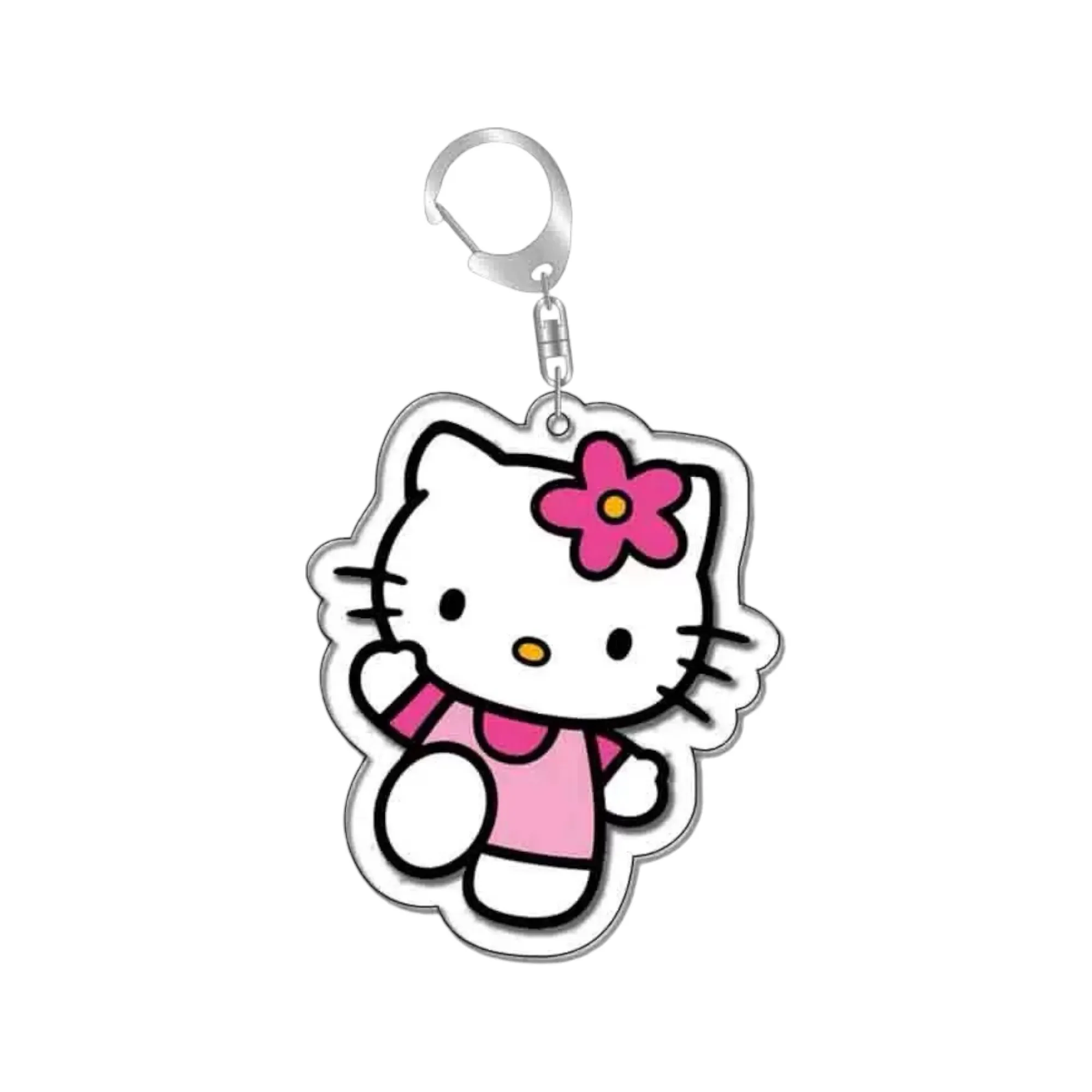 Акриловий брелок Хелло Кітті (Hello Kitty), аніме прикраса 6 см