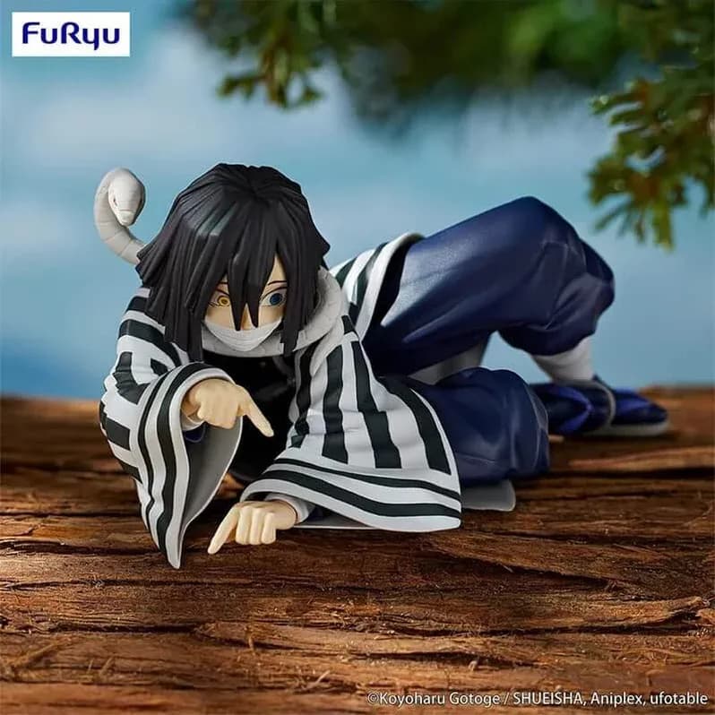 Аніме фігурка Іґуро Обанай (Iguro Obanai) Noodle Stopper Furyu — Клинок, який знищує демонів (Demon Slayer: Kimetsu no Yaiba), 11 см 3