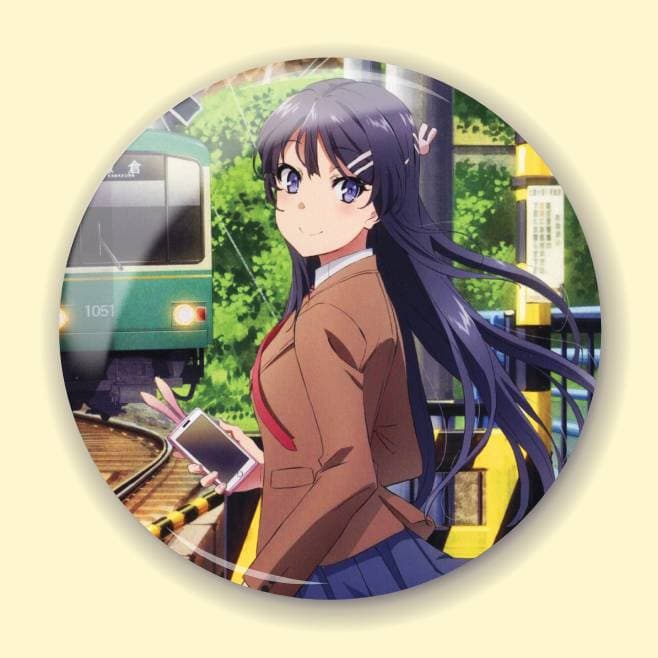 Аніме значок Негідники не мріють про шляхетних кроличок (Rascal Does Not Dream of Bunny Girl Senpai) 1, 56 мм, глянець