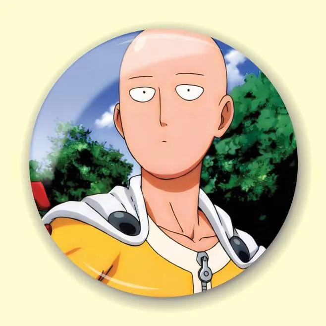 Аніме значок Ванпанчмен (One-Punch Man) 4, 56 мм