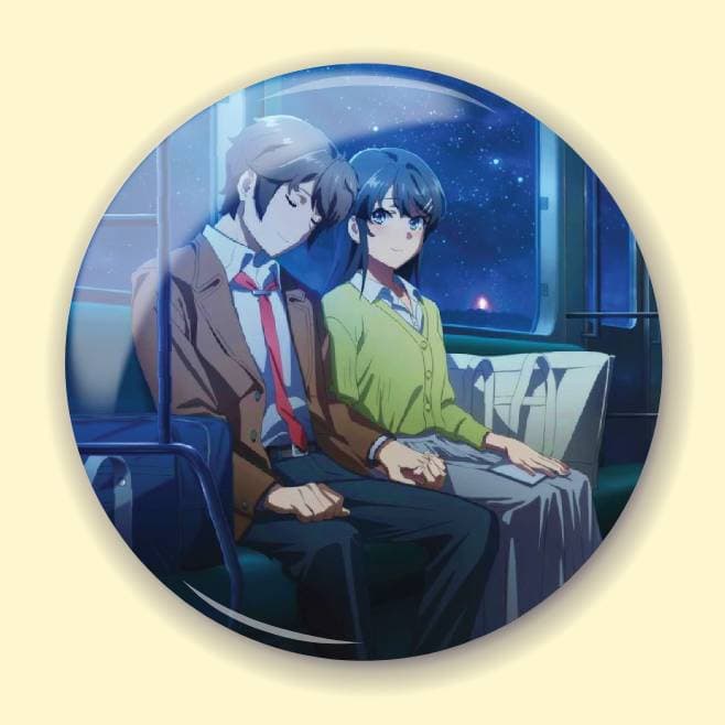 Аніме значок Негідники не мріють про шляхетних кроличок (Rascal Does Not Dream of Bunny Girl Senpai) 13, 56 мм